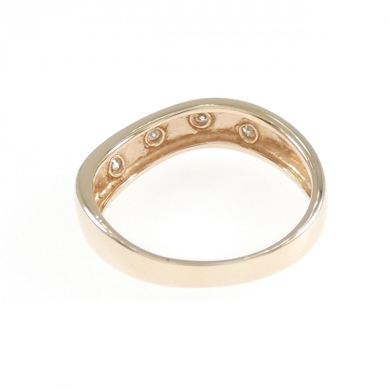 K18PG ダイヤモンド リング 0.10CT