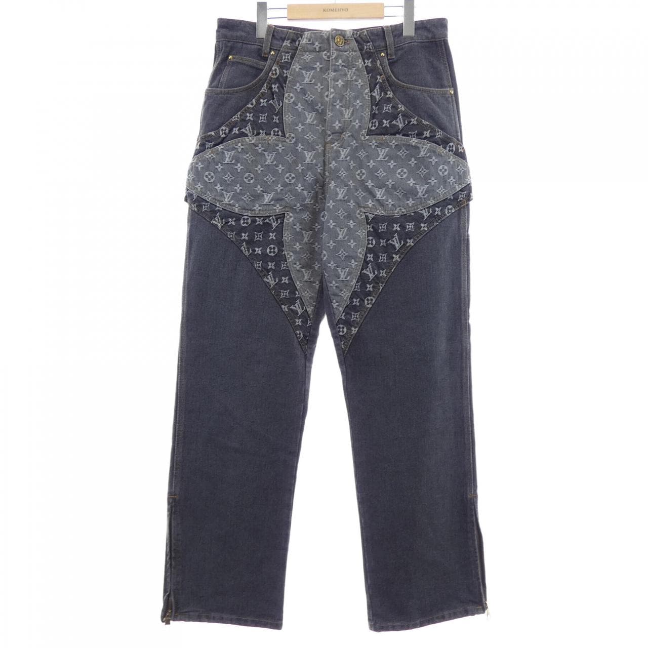 ルイヴィトン LOUIS VUITTON モノグラムフラワーデニムパンツ HPD92WY92 ジーンズ