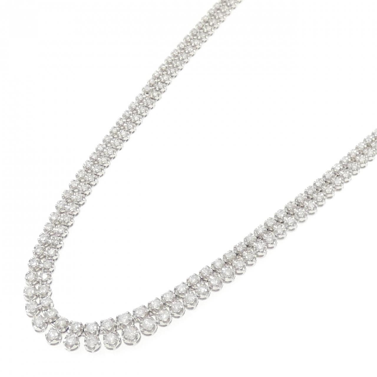 PT900/PT850 ダイヤモンド ネックレス 5.00CT