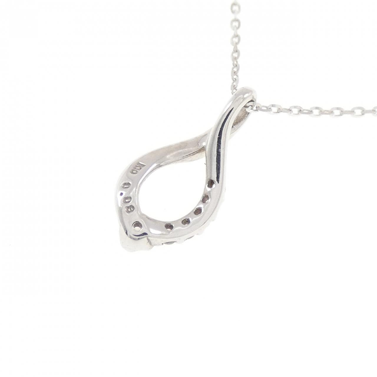 K10WG ダイヤモンド ネックレス 0.03CT