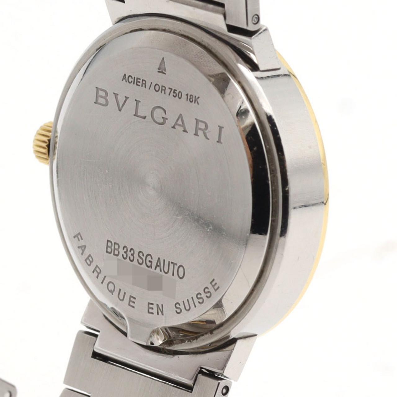 【ノーメンテナンス還元価格】ブルガリ ブルガリブルガリ コンビ BB33SGAUTO/BB33SGD/AT SSxYG 自動巻