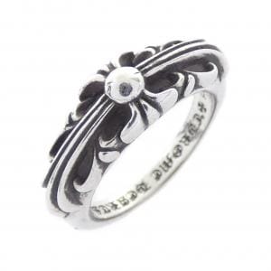 CHROME HEARTS BABY CLSC FLORAL CRS 戒指 (207146023SLVXXX001)