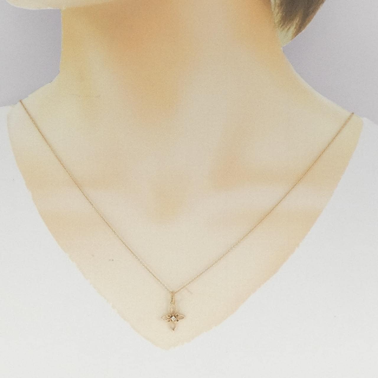 K18PG ダイヤモンド ネックレス