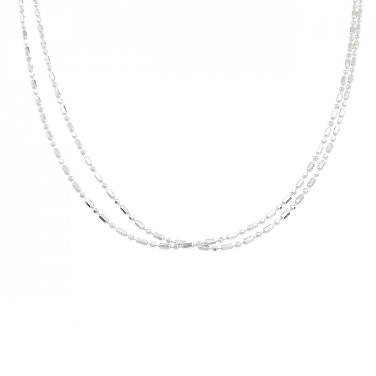 K18WG ネックレス