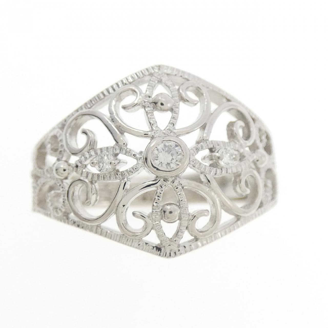 PT900 ダイヤモンド リング 0.08CT