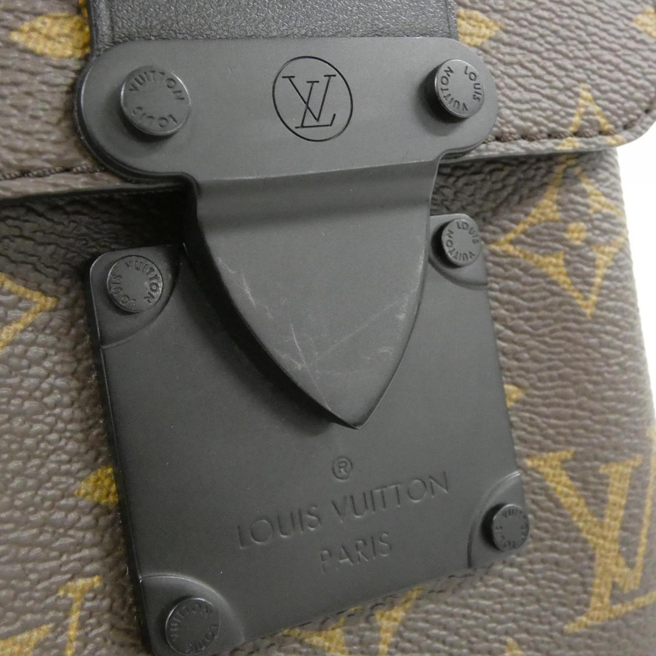LOUIS VUITTON Monogram Macassar S Rock竖版可穿戴钱包 M81522 单肩包