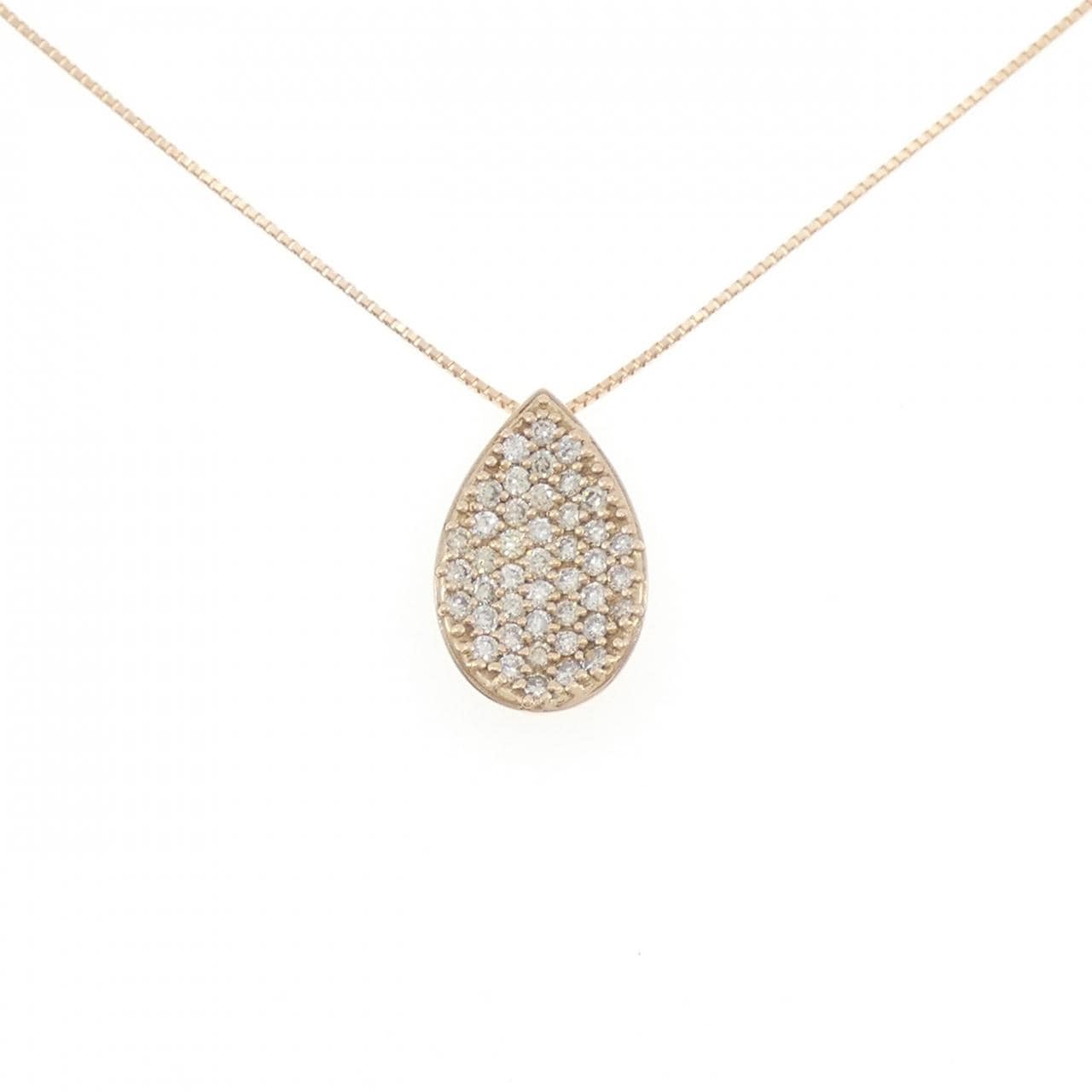 K18PG ダイヤモンド ネックレス 0.50CT