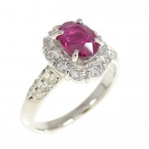 PT900 ルビー リング 0.97CT