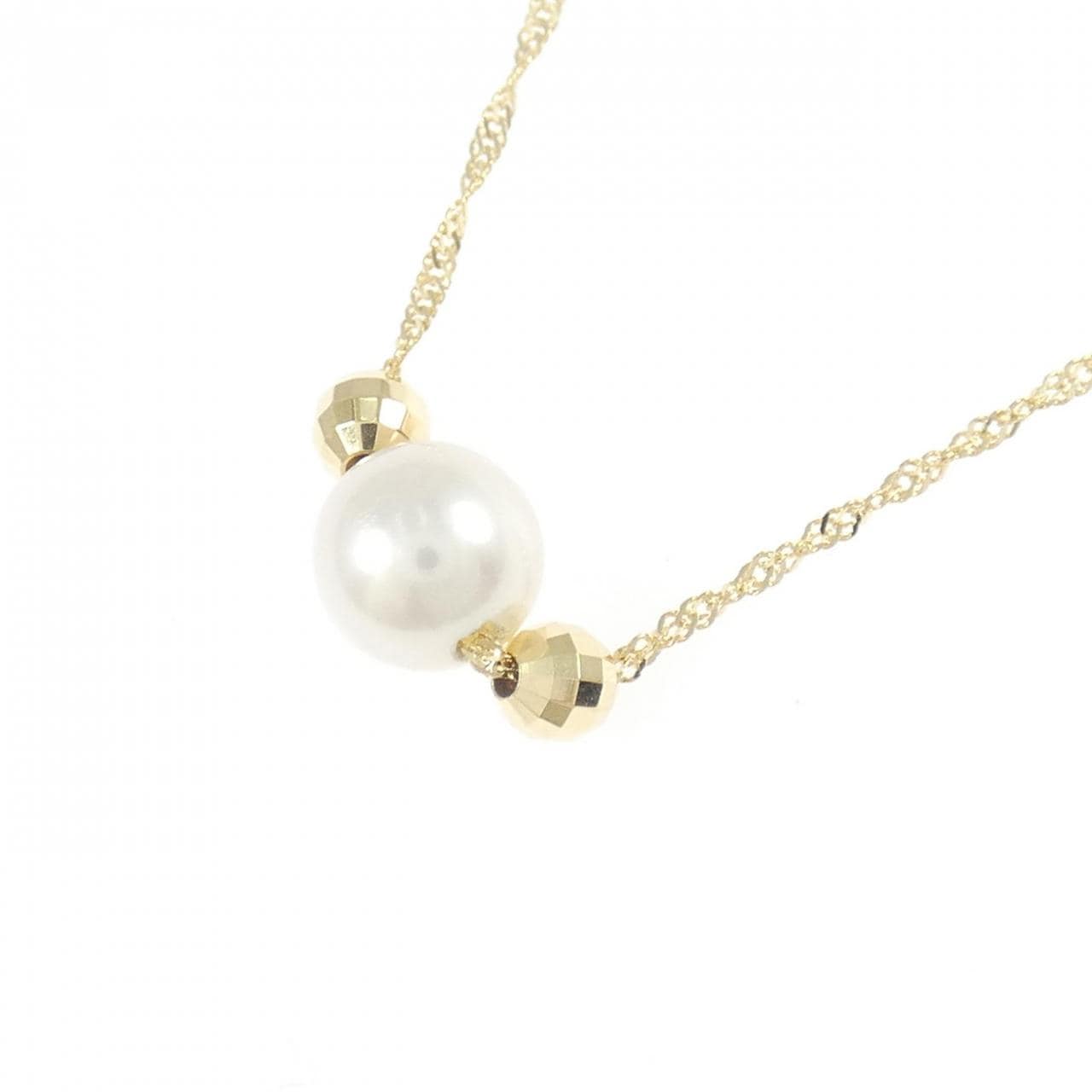 K18YG アコヤパール ネックレス 7.1mm