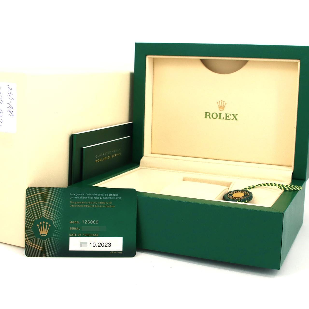 ロレックス オイスターパーペチュアル 126000 SS 自動巻 ランダム番