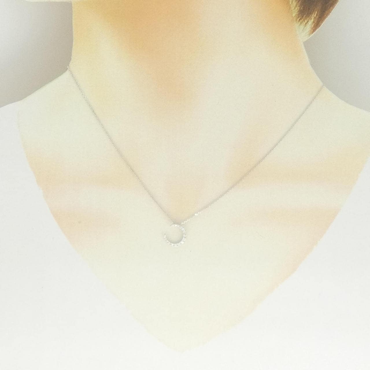 スタージュエリー ダイヤモンド ネックレス 0.10CT