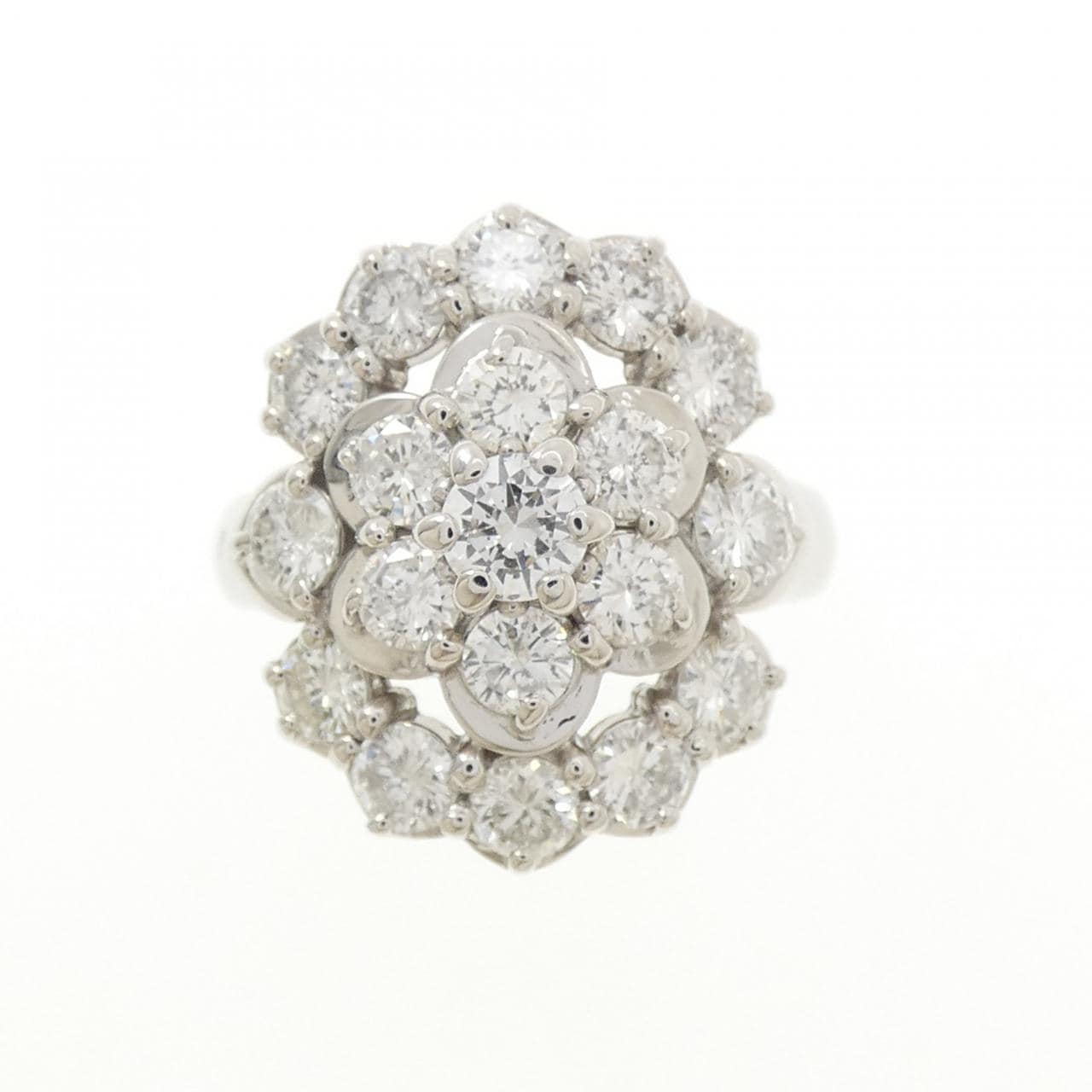 PT900 ダイヤモンド リング 2.00CT
