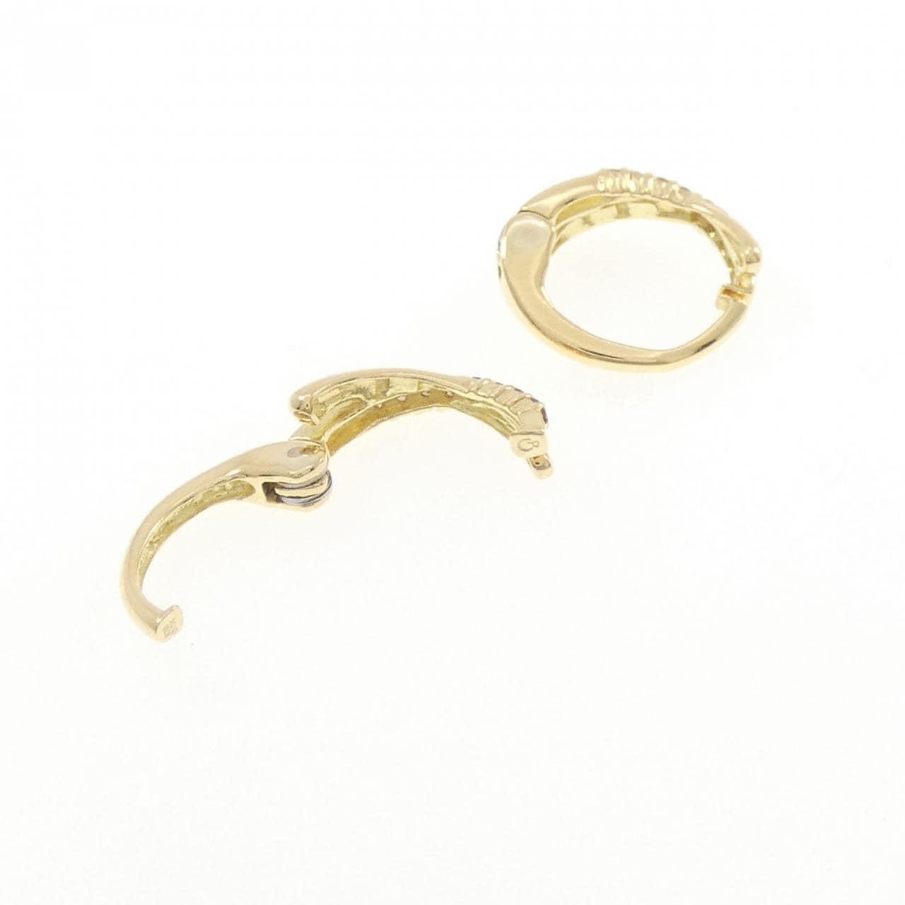 K18YG ダイヤモンド イヤリング 0.08CT
