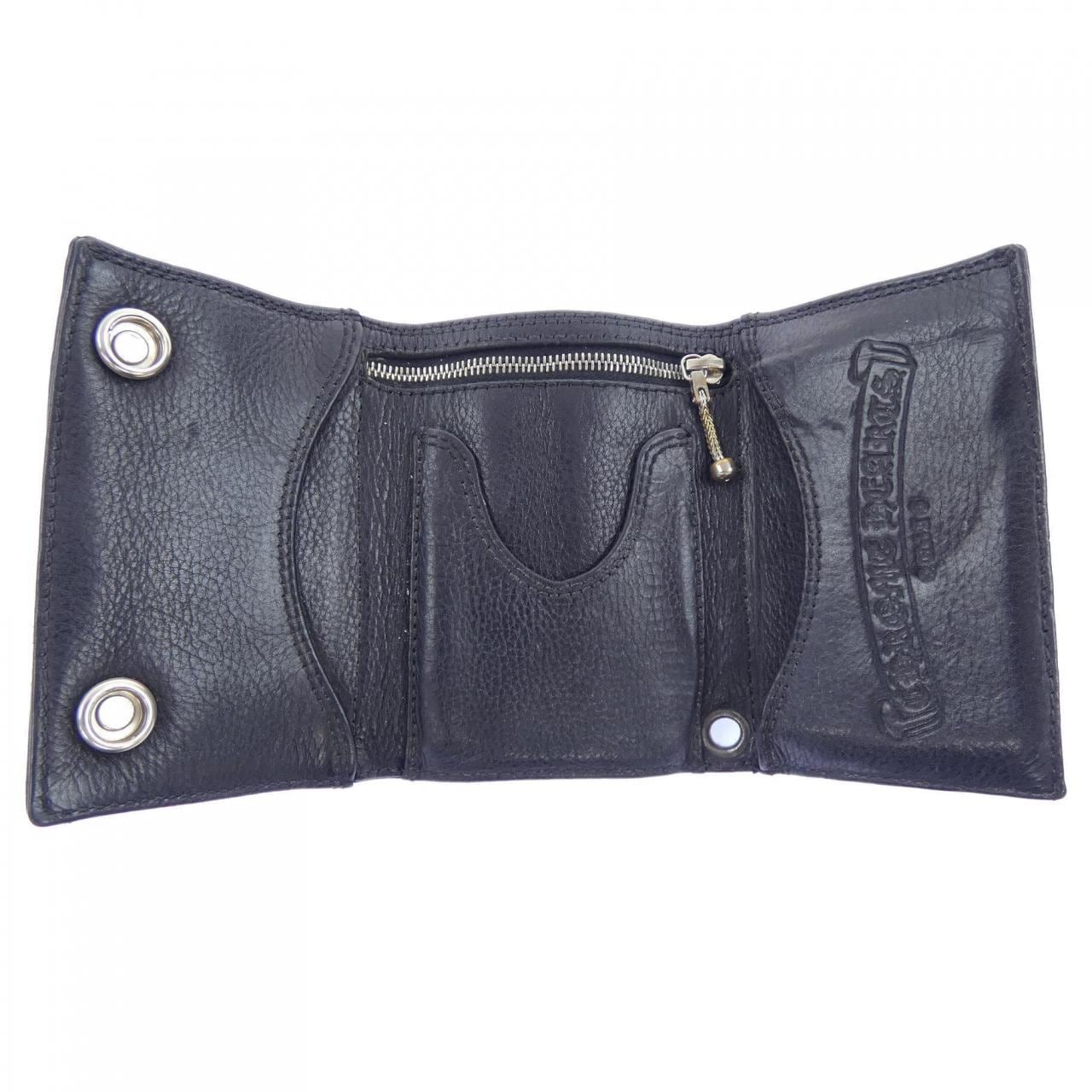 クロムハーツ CHROME HEARTS 3FOLD BLK 2246 304 0300 6200 WALLET