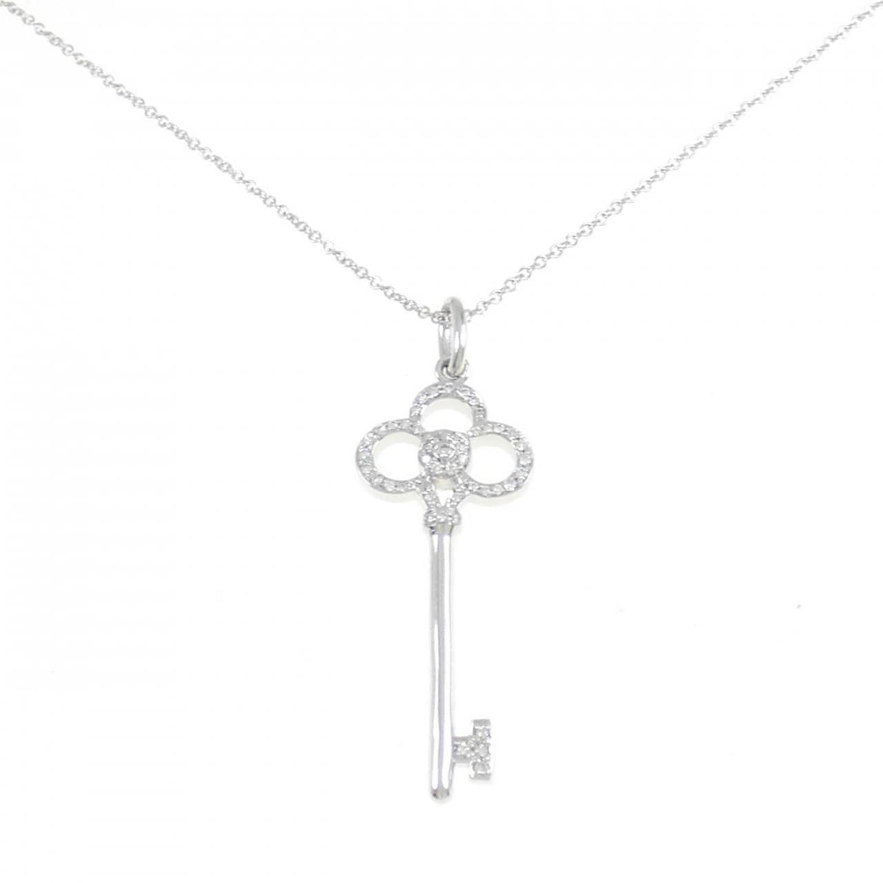 TIFFANY crown key necklace