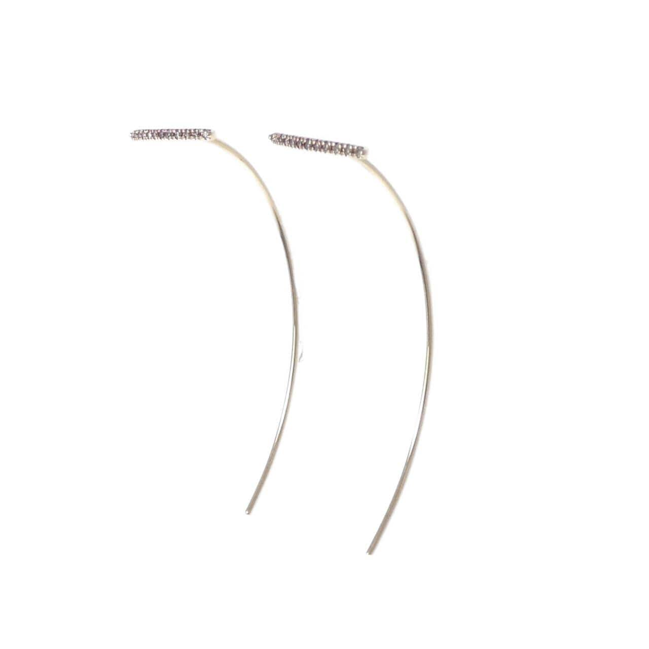 ヒロタカ ゴサマー ピアス 0.12CT