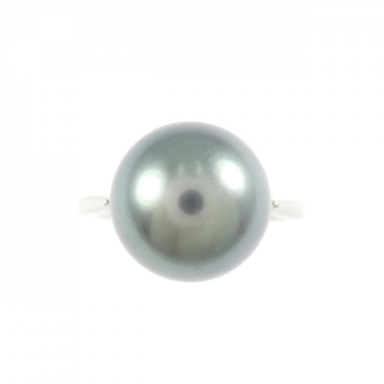 PT900 黒蝶パール リング 11.3mm