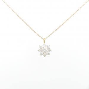 [BRAND NEW] K18YG Diamond Necklace 0.227CT G SI2 Good