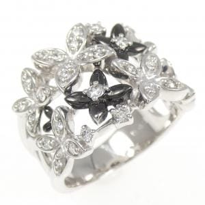 タサキ フラワー ダイヤモンド リング 0.40CT