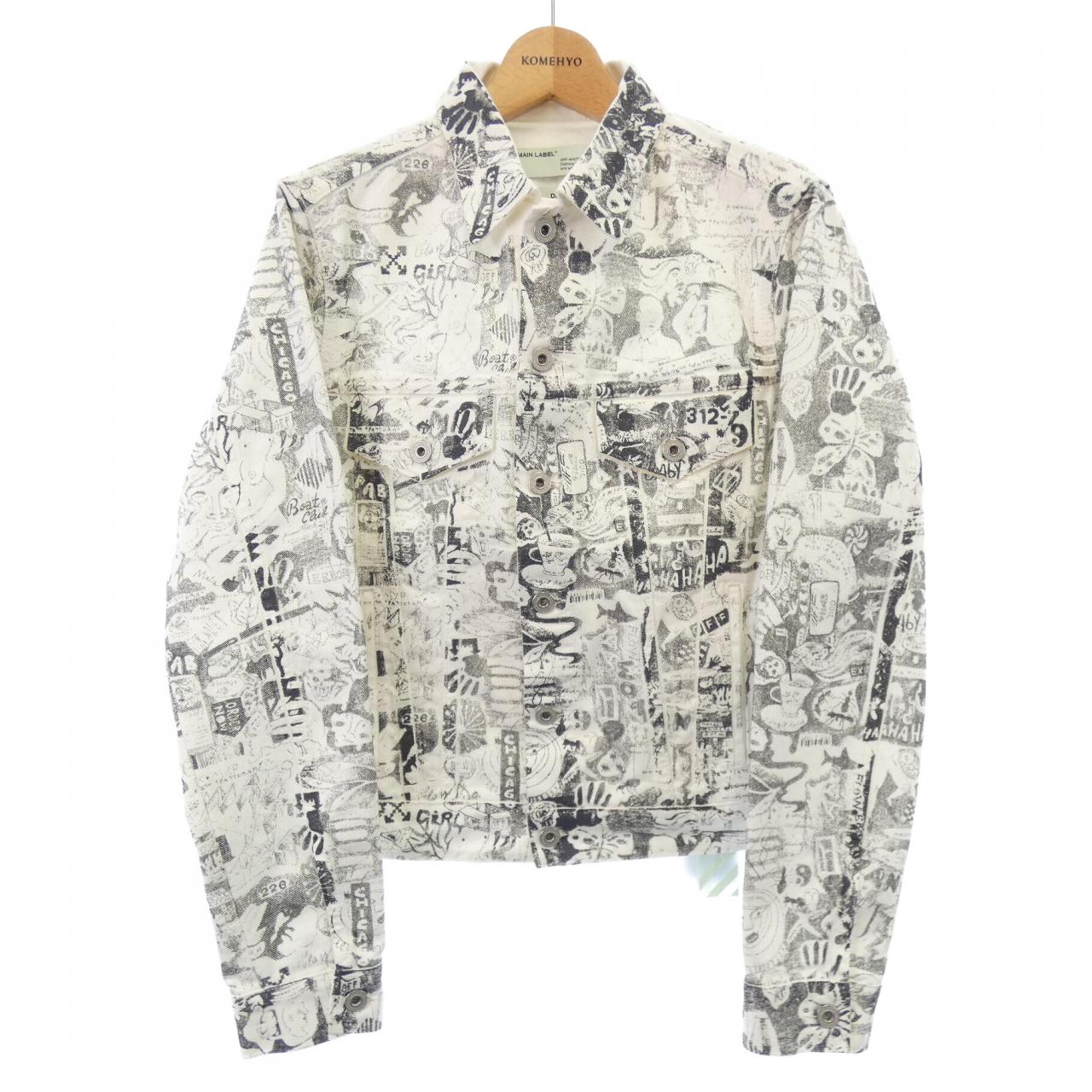 OFF-WHITE-White OWYE012F19D08051 Jacket