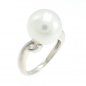 PT900 白蝶パール リング 11.6mm