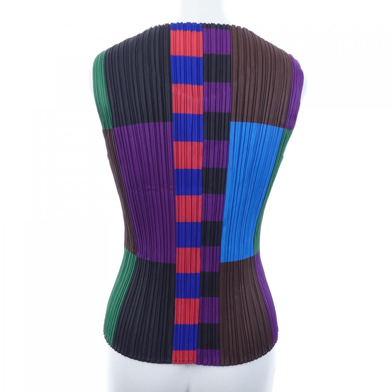 【ヴィンテージ】プリーツプリーズ PLEATS PLEASE 2001 マルチカラー PP14-JK353 トップス