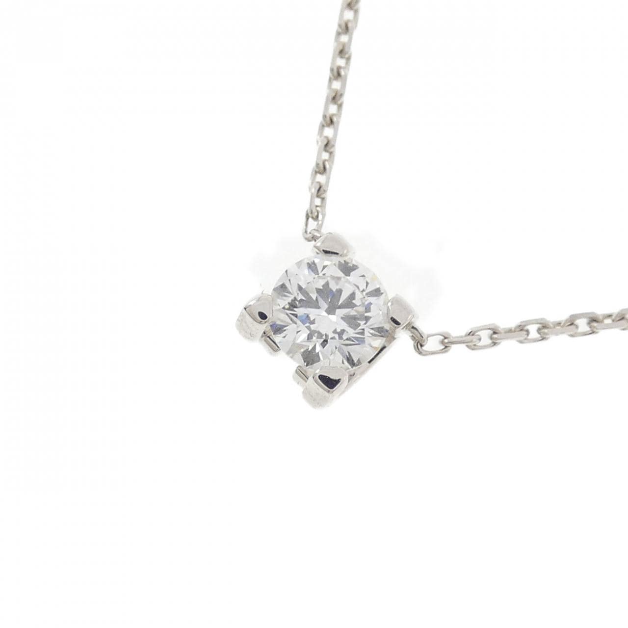 カルティエ Cドゥ カルティエ ネックレス 0.30CT F VS1 VG