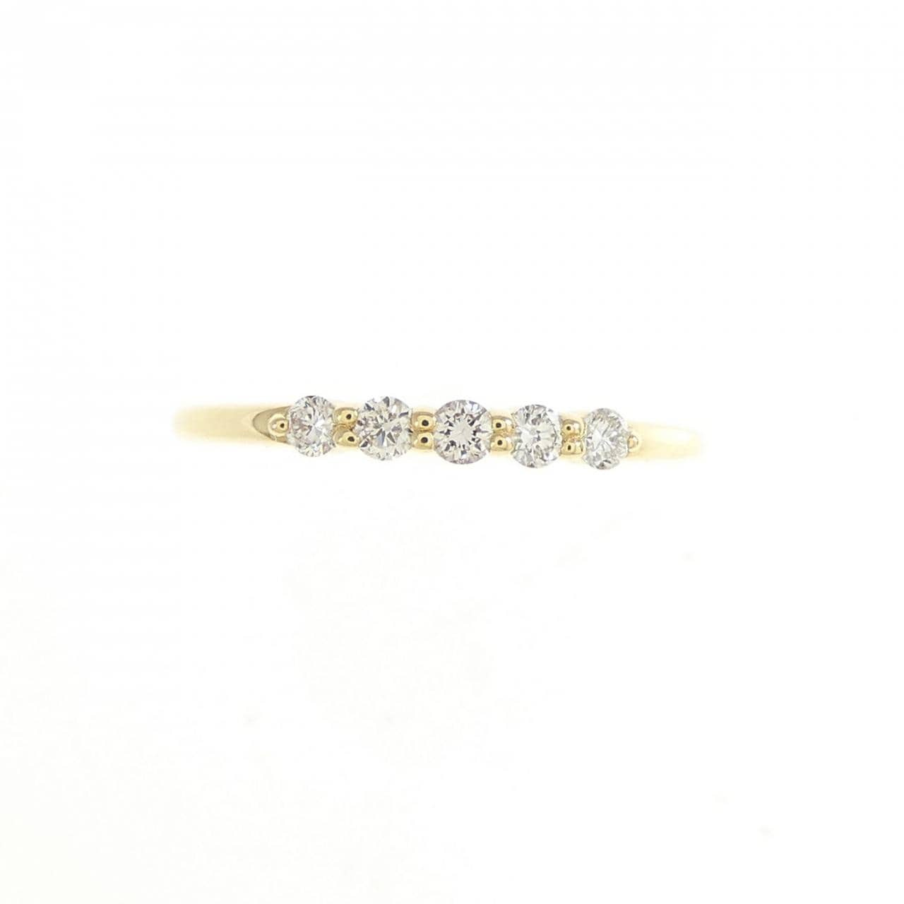 K18YG钻石尾戒0.10CT