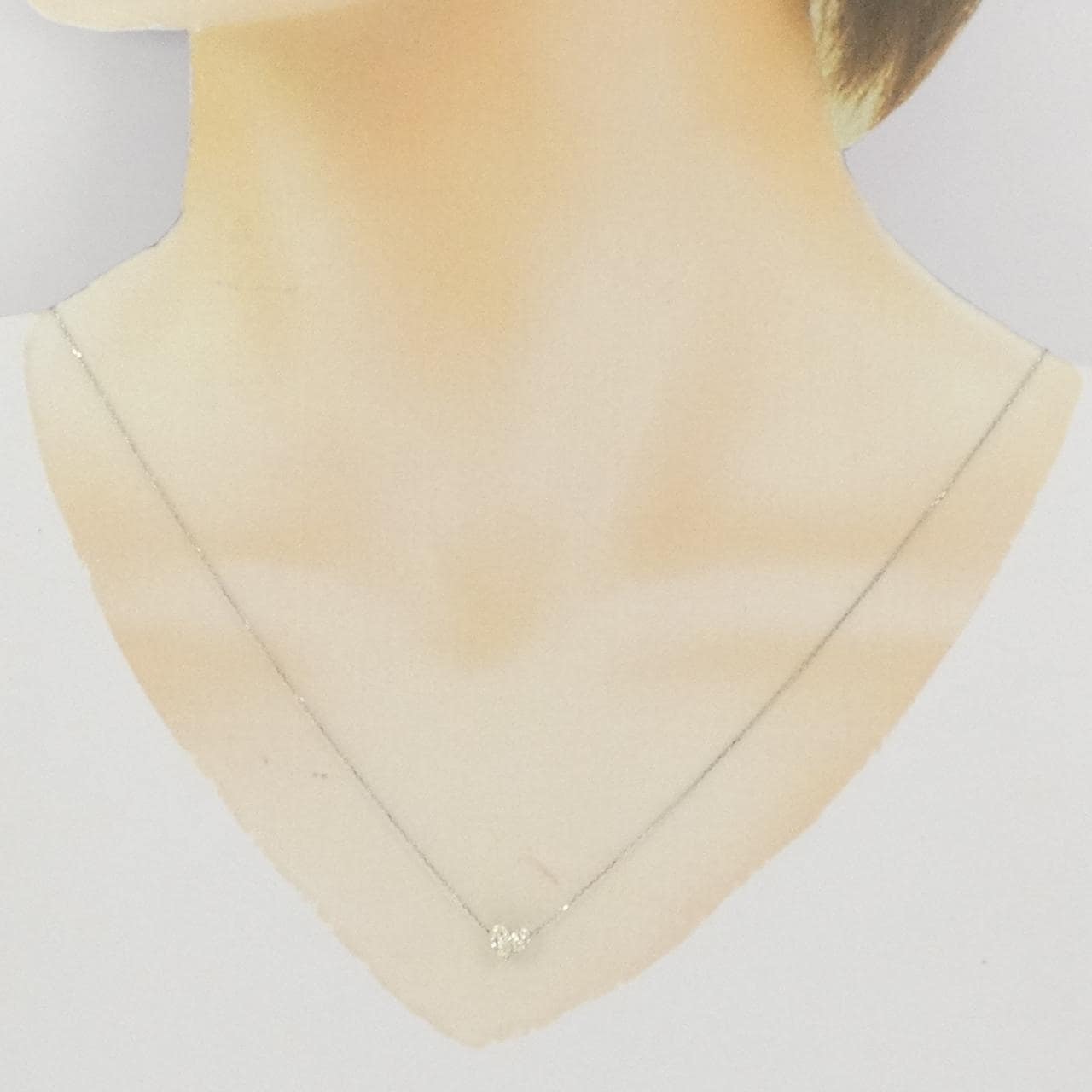 【新品】PT900/PT850 ダイヤモンド ネックレス 0.30CT