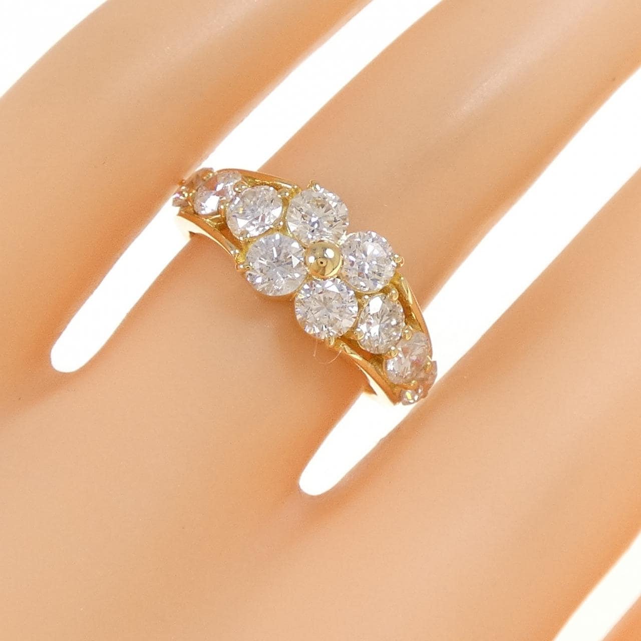 K18YG ダイヤモンド リング 2.00CT