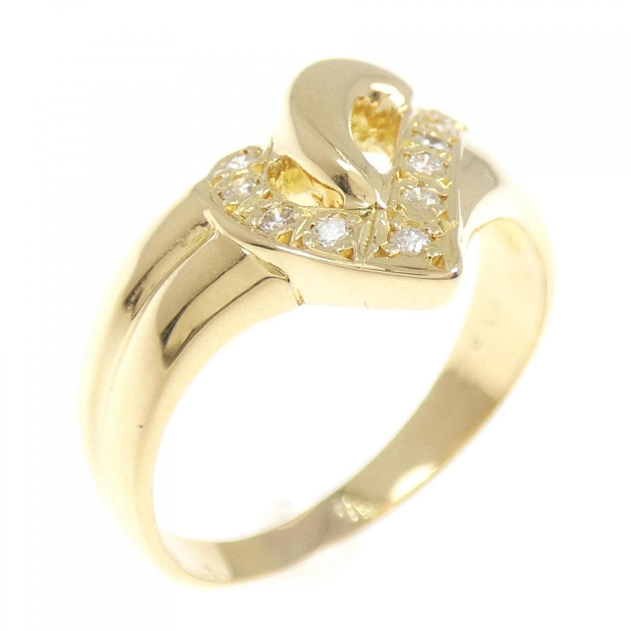 K18YG ダイヤモンド リング 0.11CT