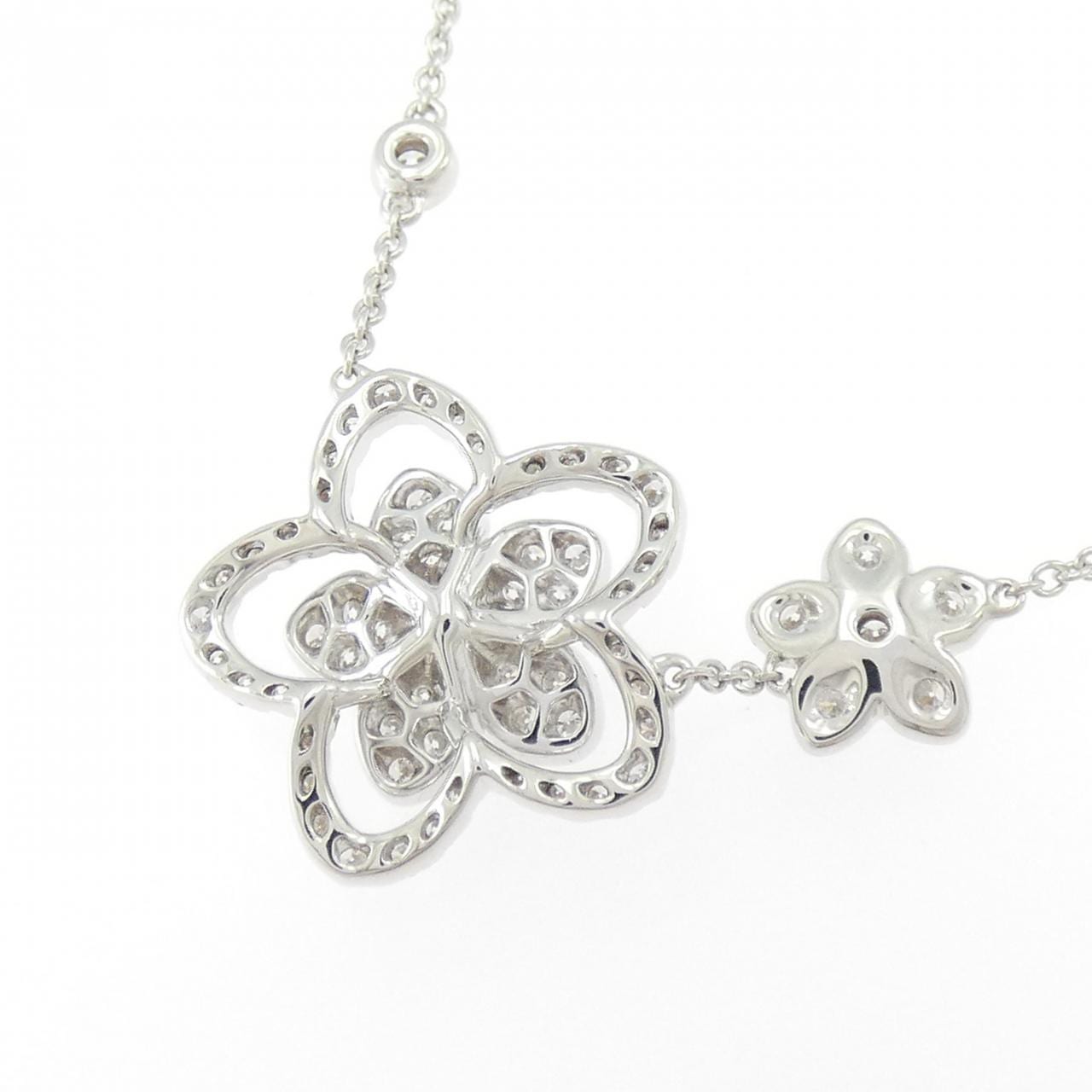 グラフ ワイルドフラワー ダブルダイヤモンド ネックレス