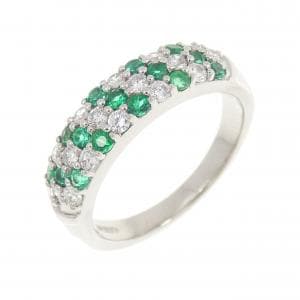 PT900 エメラルド リング 0.33CT