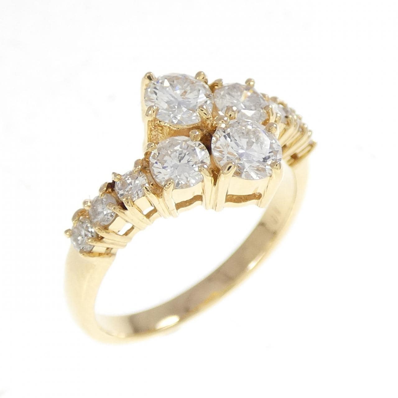 K18YG ダイヤモンド リング 1.01CT
