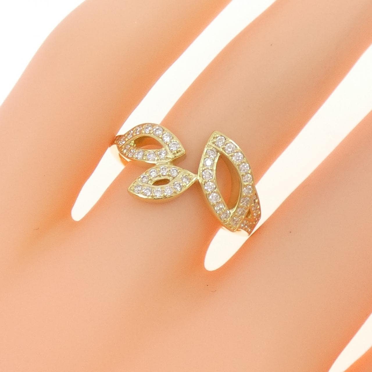 K18YG ダイヤモンド リング 0.30CT