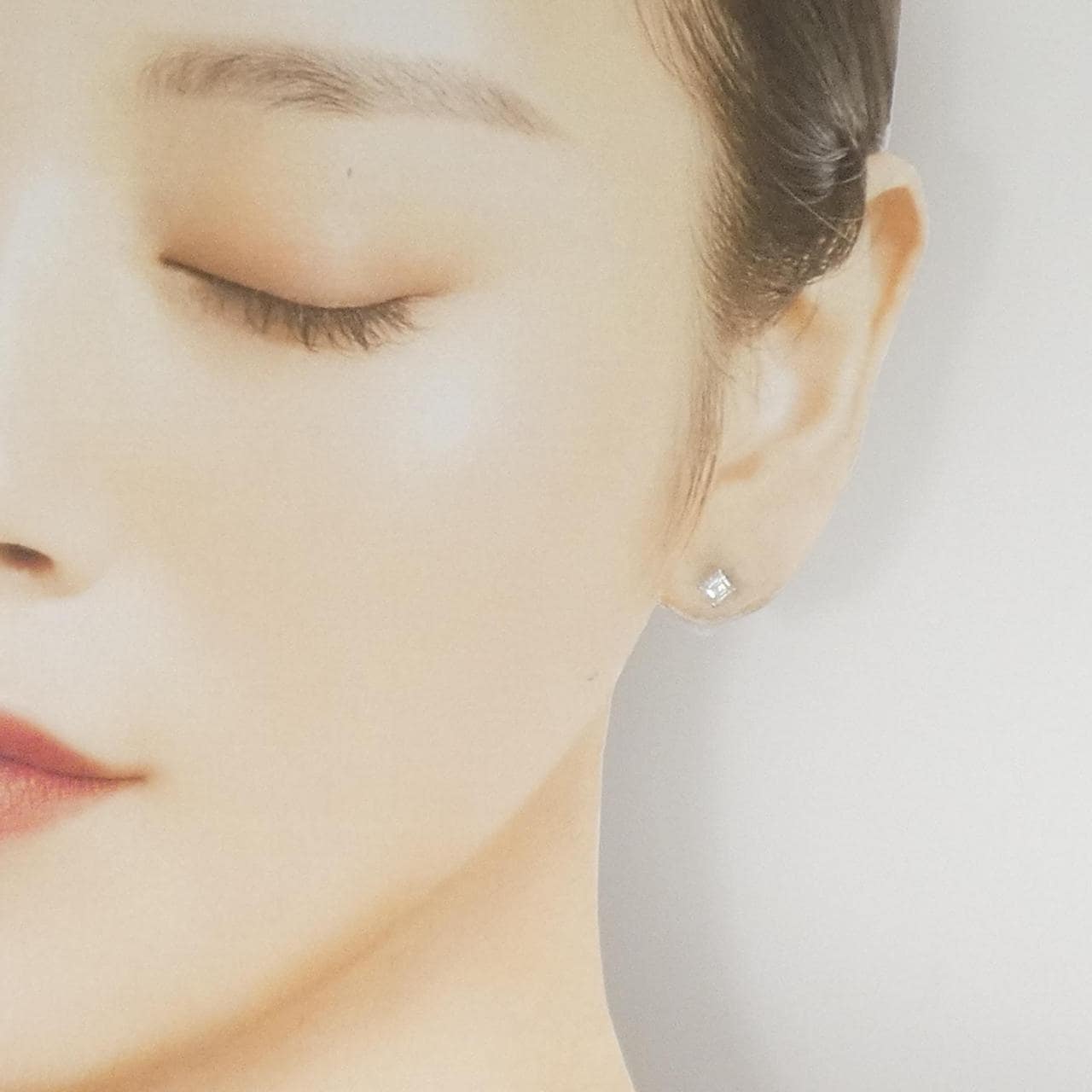 PT900 ダイヤモンド ピアス 0.41CT