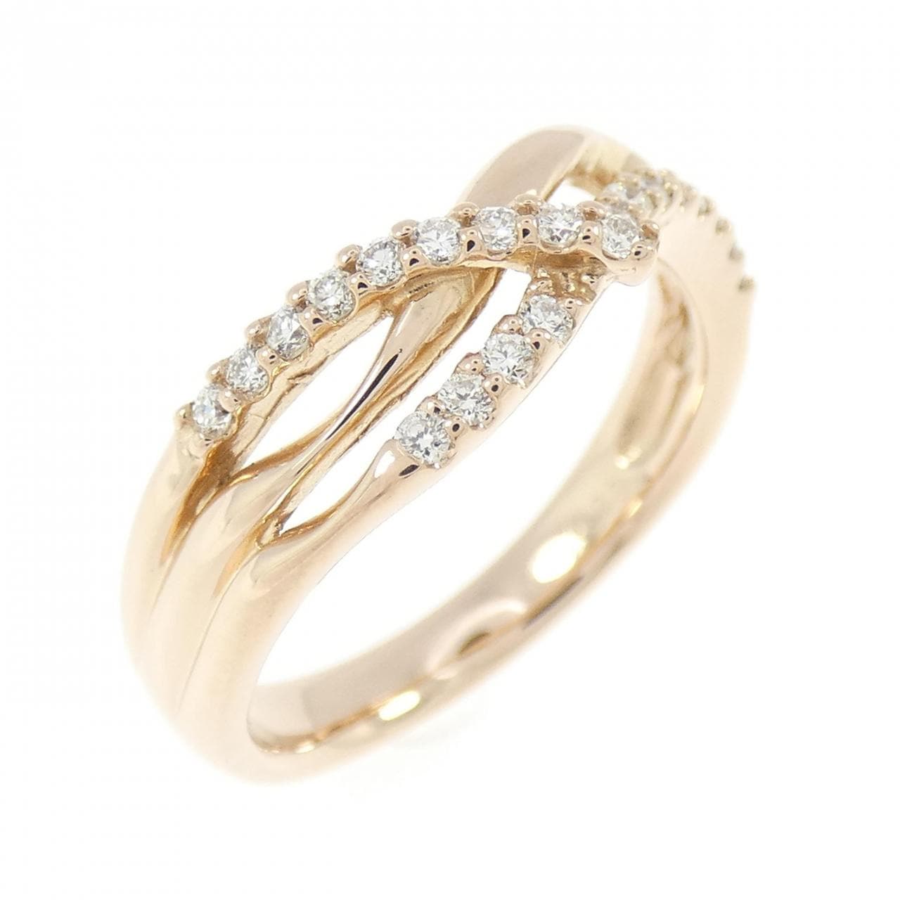 K18PG ダイヤモンド リング 0.20CT