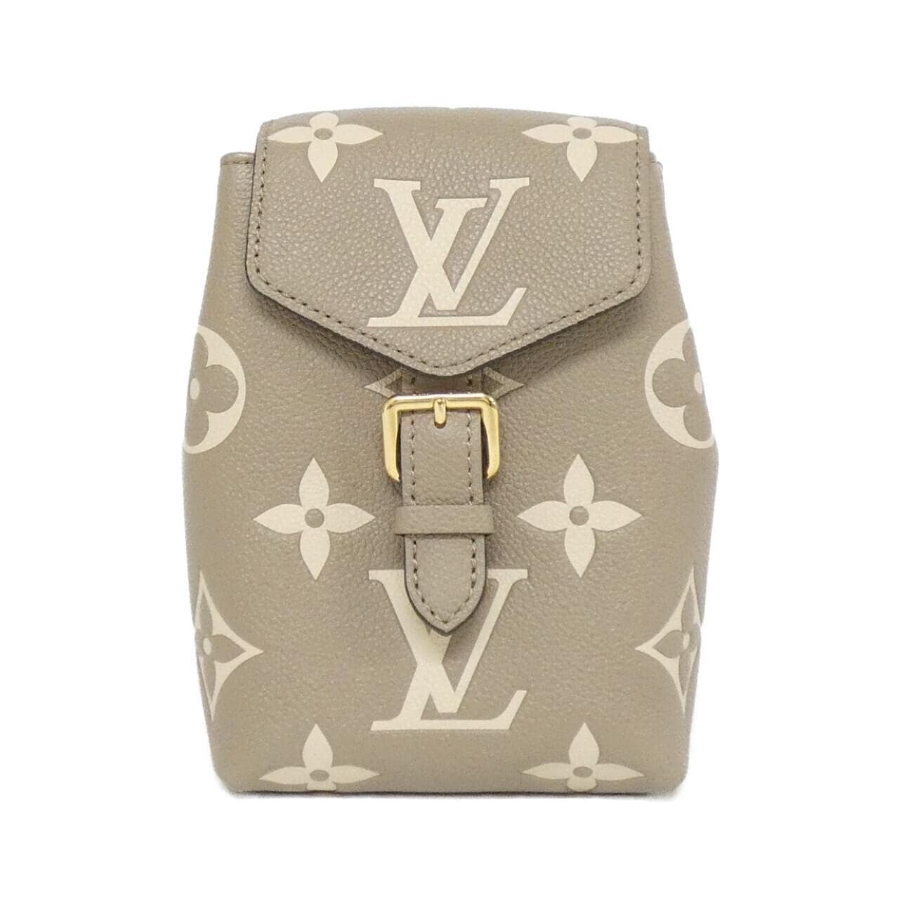LOUIS VUITTON双色Monogram Empreinte迷你背包 M80738双肩包