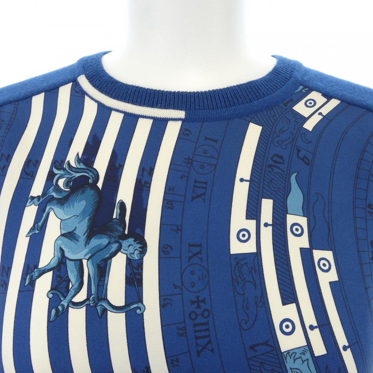 エルメス HERMES DIES ET HORE *96-7708 ツイルレーヌ トップス