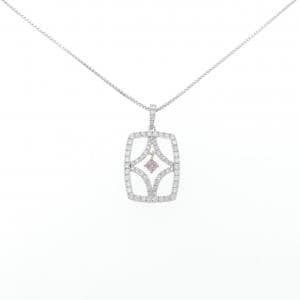 K18WG/K18PG ピンクダイヤモンド ネックレス 0.07CT