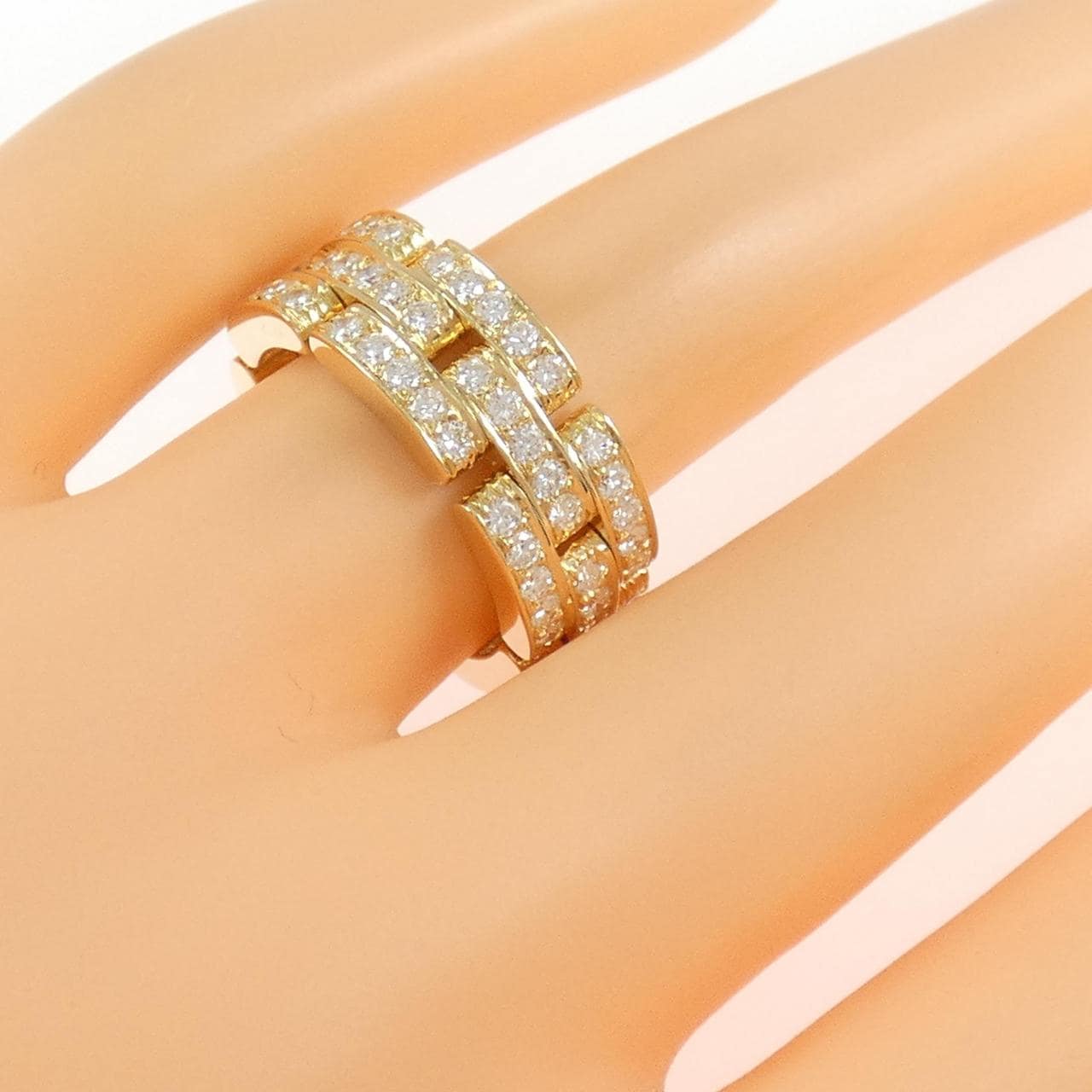 カルティエ マイヨンパンテール フルダイヤ リング