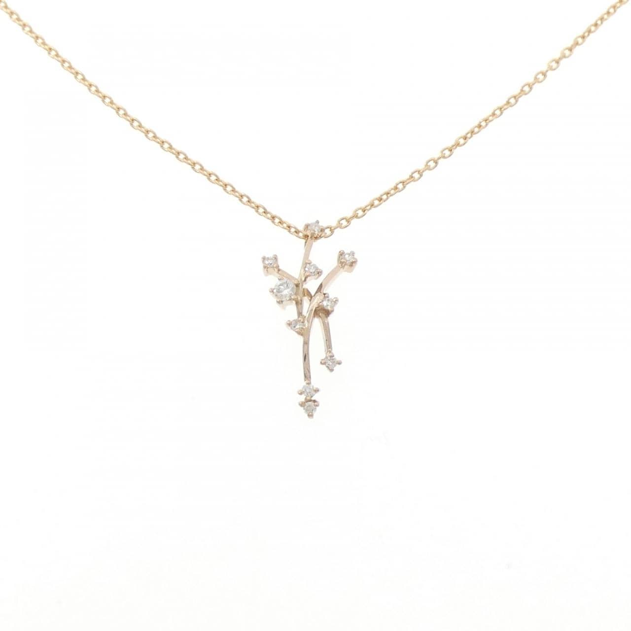 スタージュエリー ダイヤモンド ネックレス 0.08CT