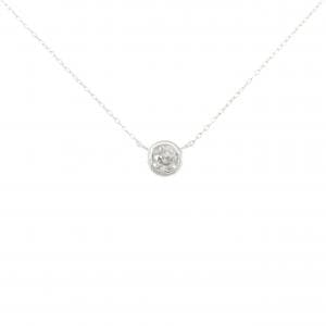 K18WG ダイヤモンド ネックレス 0.3CT