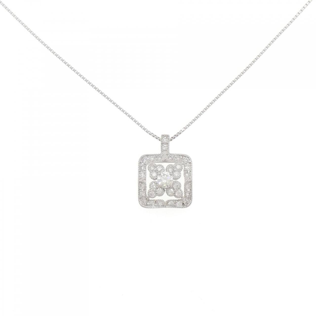 PT900/PT850 ダイヤモンド ネックレス 0.146CT