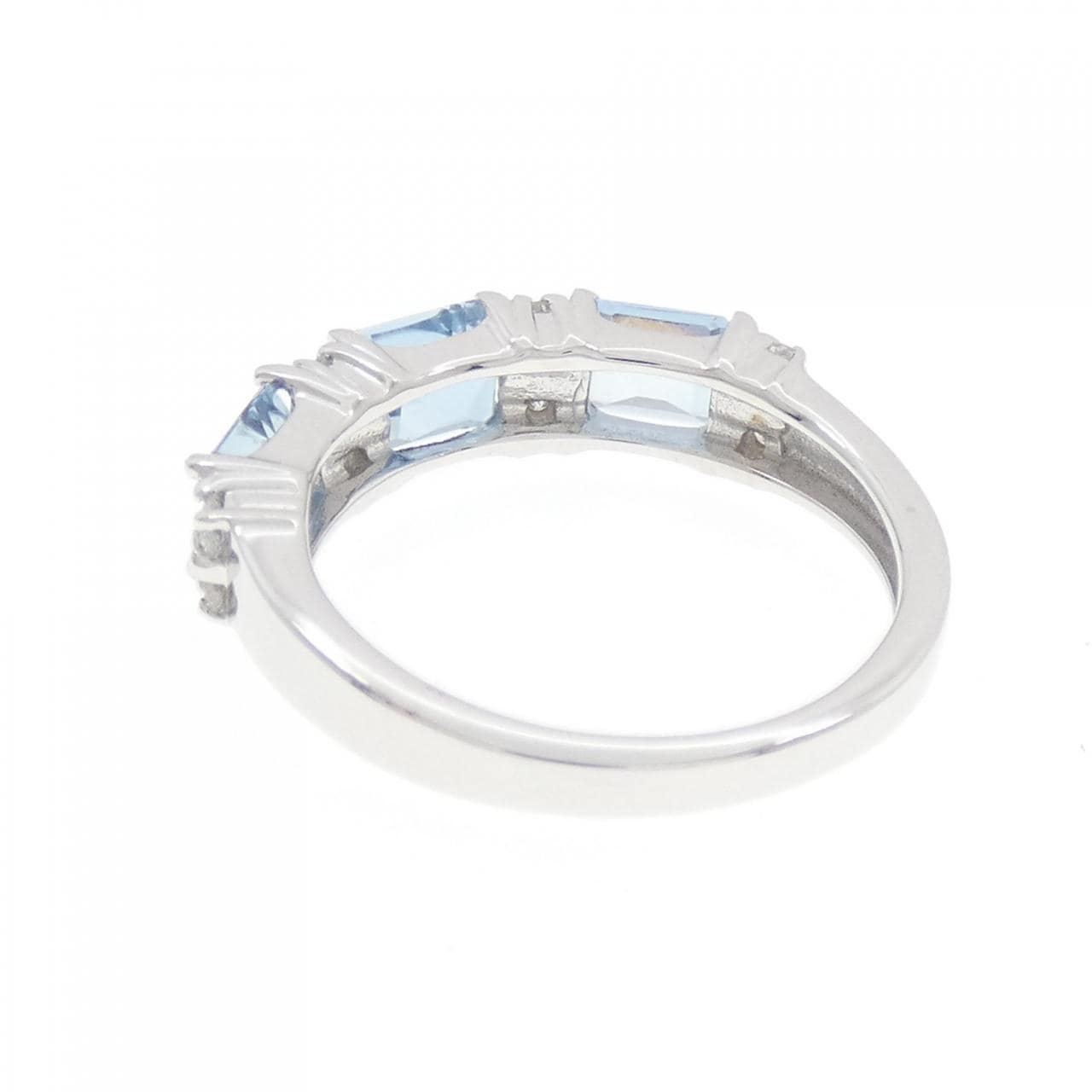 ジーエスティービー アクアマリン リング 0.90CT