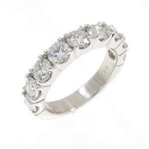 PT950 ハーフエタニティ ダイヤモンド リング 1.500CT