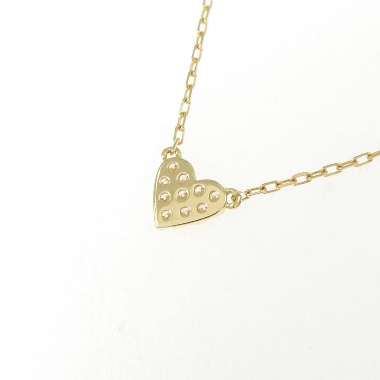 アーカー ハートパヴェ ネックレス 0.05CT