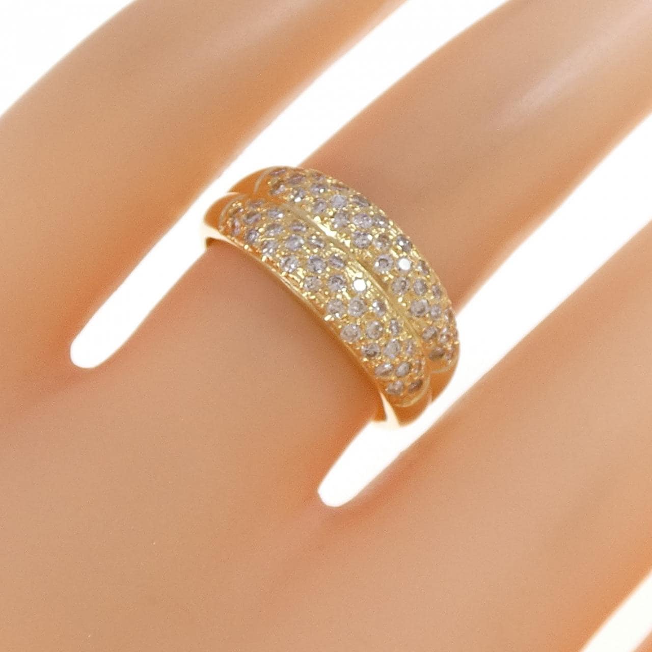 K18YG ダイヤモンド リング 0.50CT