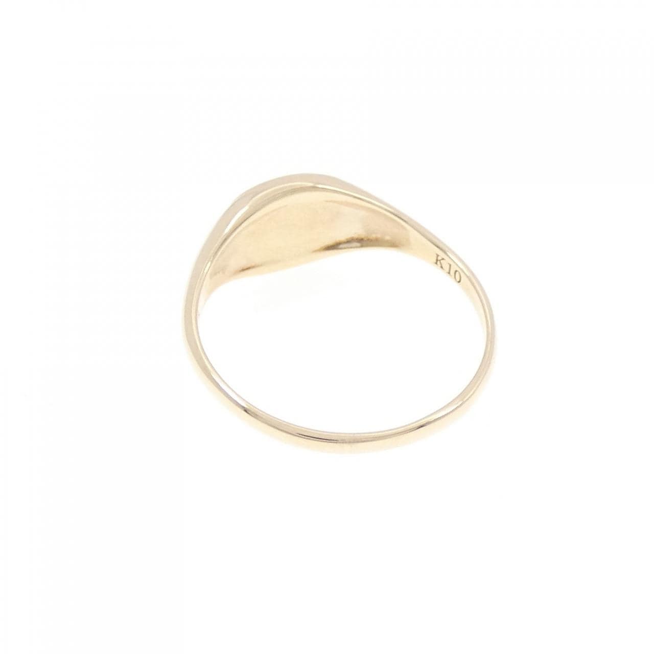 アーカー エリプスイニシャル ピンキー リング