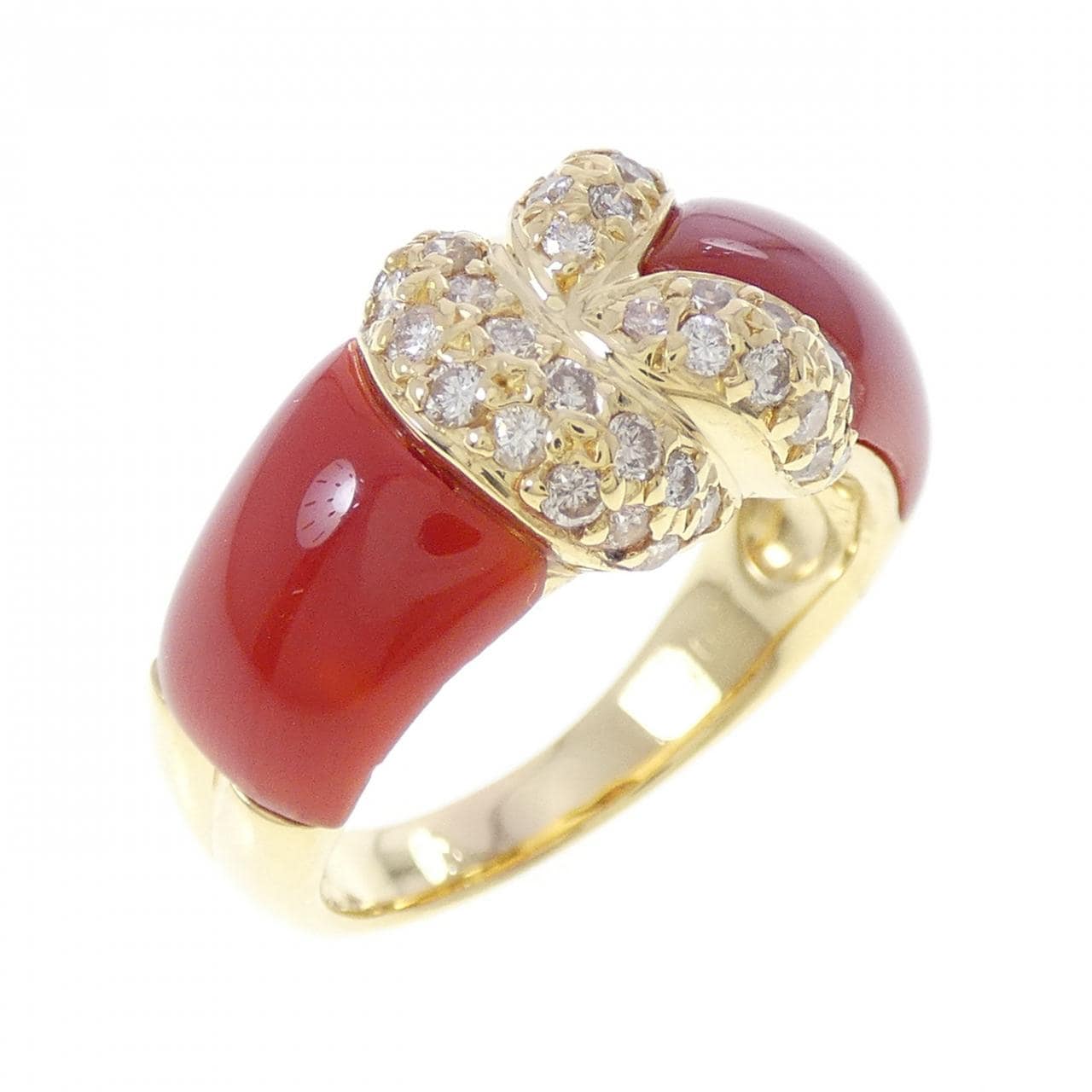 K18YG サンゴ リング